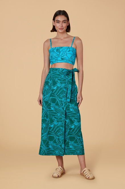 Leigh Wrap Skirt - Reef
